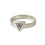 Серебряное кольцо детское Трилистник безразмерное 10020516А05